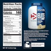 ELITE 100% WHEY 5LBS BY DYMATIZE - 5lbs