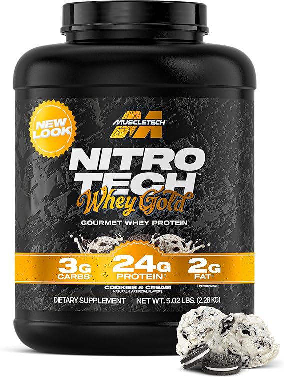 NITROTECH WHEY GOLD 5.03LBS 69 SERVINGS BY MUSCLETECH