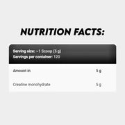 ANABOLIC CREATINE 120 SERVINGS 600G BY KEVIN LEVRONE