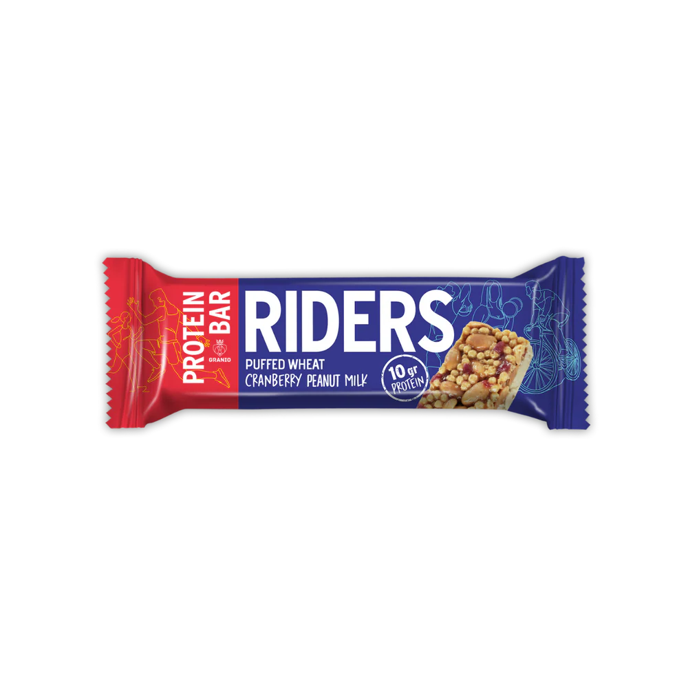 RIDERS PROTEIN BAR WITH CEREA BARRIES & PEANUT 40G