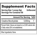 Load image into Gallery viewer, CREATINE MONOHYDRATE 5000MG 60 SERVINGS BY PROSCIENCE