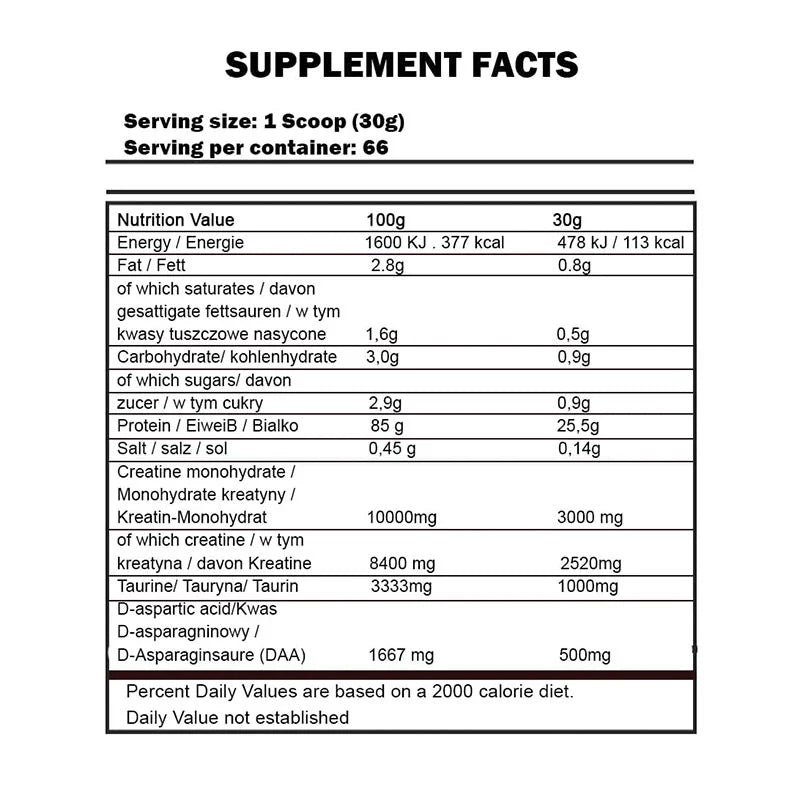ANABOLIC ISO WHEY 2KG 66 SERVINGS BY KEVINE LEVRONE